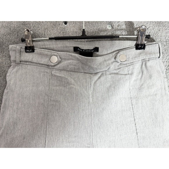 Zac &rachel Gray Stretchy Slacks Womens 10 - Picture 2 of 5